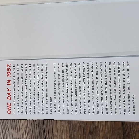 A Bold Fresh Piece of Humanity by Bill O'Reilly Hardcover Book - Picture 2 of 6